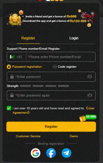 W9bet game signup page for Android pakistan 2026